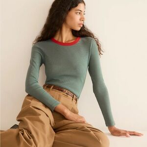 NWT Doen Annie Tee in Lagoon